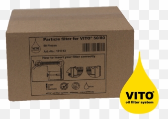Folded Paper Filters For Vito 30 - 50 pcs Vito Filter 80 png