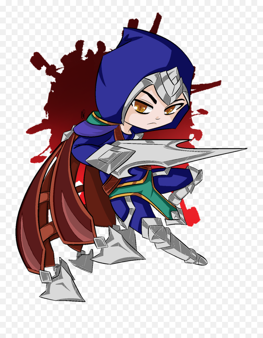 Daily Talonmains Art Post 284 Chibi With A Bloodstain By - Chibi Talon Png,Bloodstain Png