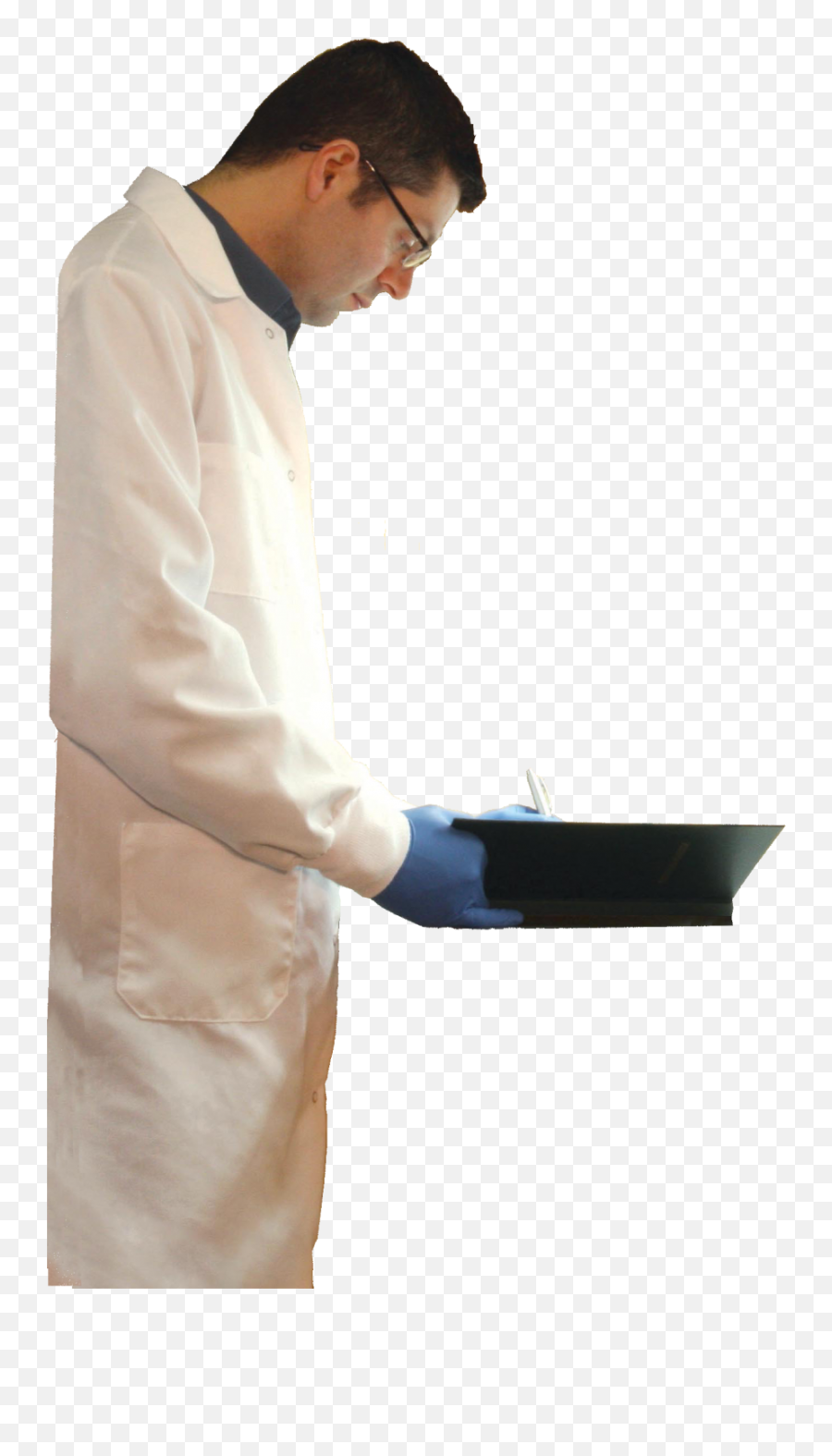 Download We Source Quality Lab Equipment - Person Lab Coat Safety Glove Png,Lab Coat Png