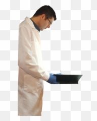 Download We Source Quality Lab Equipment - Person Lab Coat Safety Glove Png,Lab Coat Png