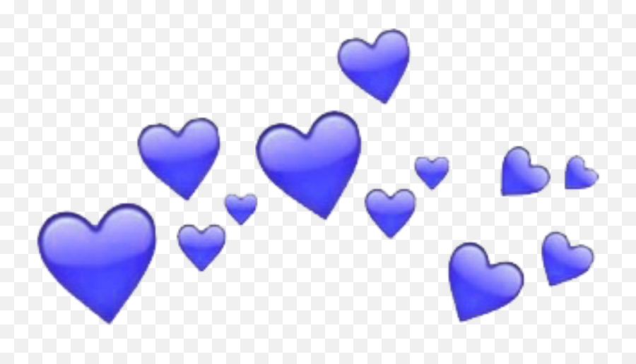 Blue Hearts Heart Crowns Heartcrown - Corona De Corazones Violetas Png,Blue Heart Transparent