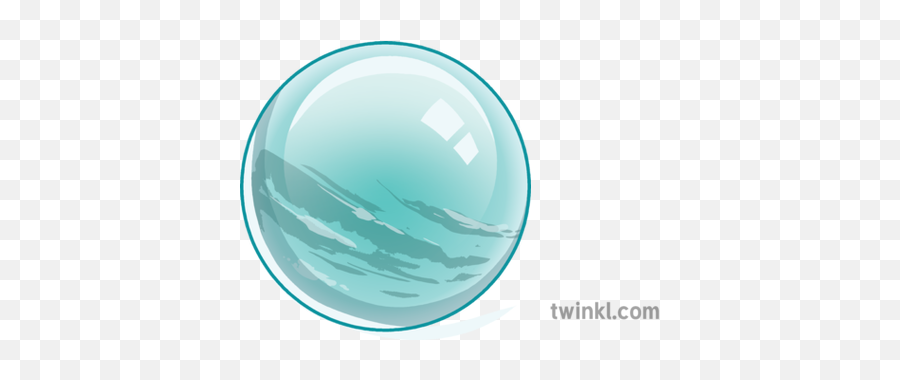 Science Emoji Uranus Planet Newsroom Ks2 Illustration - Twinkl Sphere Png,Water Emoji Transparent