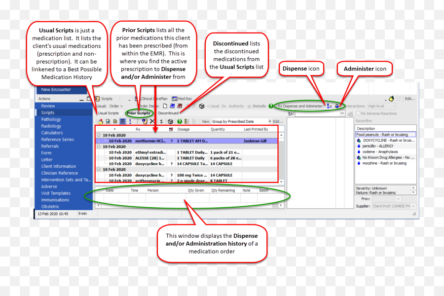 Administer And Dispense Medications U2013 Profile Emr User Help - Vertical Png,No Profile Image Icon