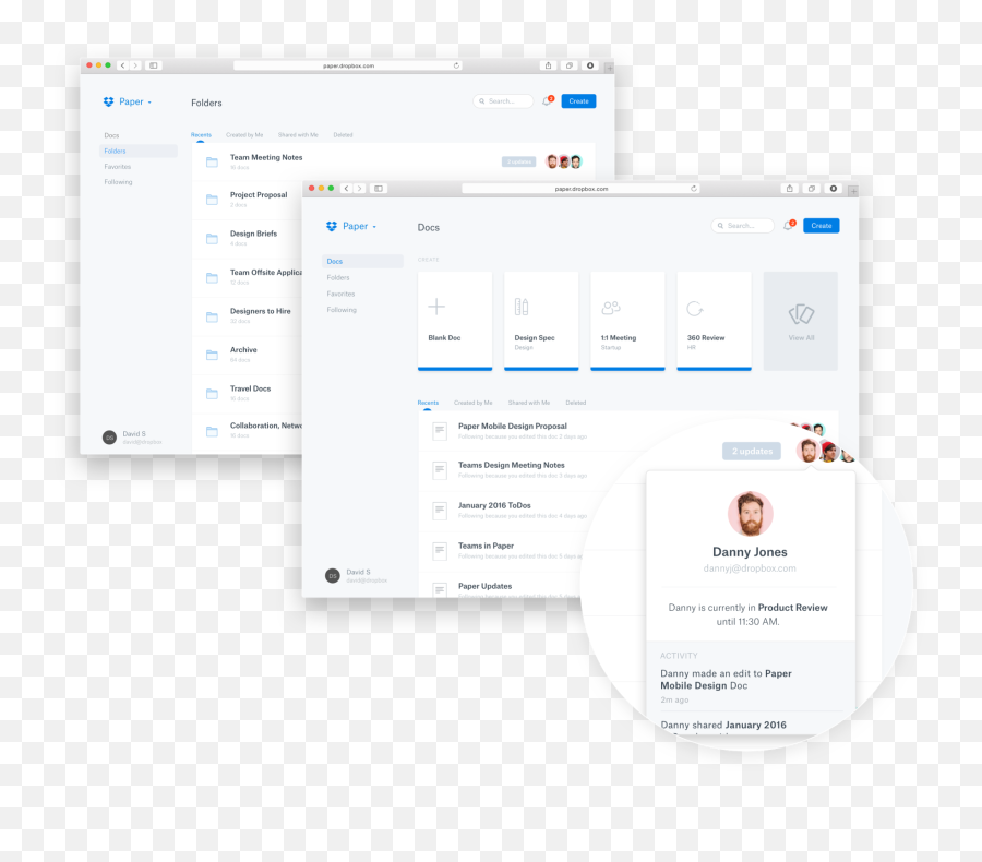 Dropbox Icon - Dropbox Paper Templates Hd Png Download Vertical,Dropvbox Icon