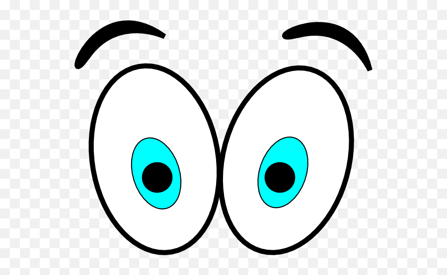 Big Cartoon Eyes Clip Art - Big Eyes Clipart Png,Cartoon Eye Png