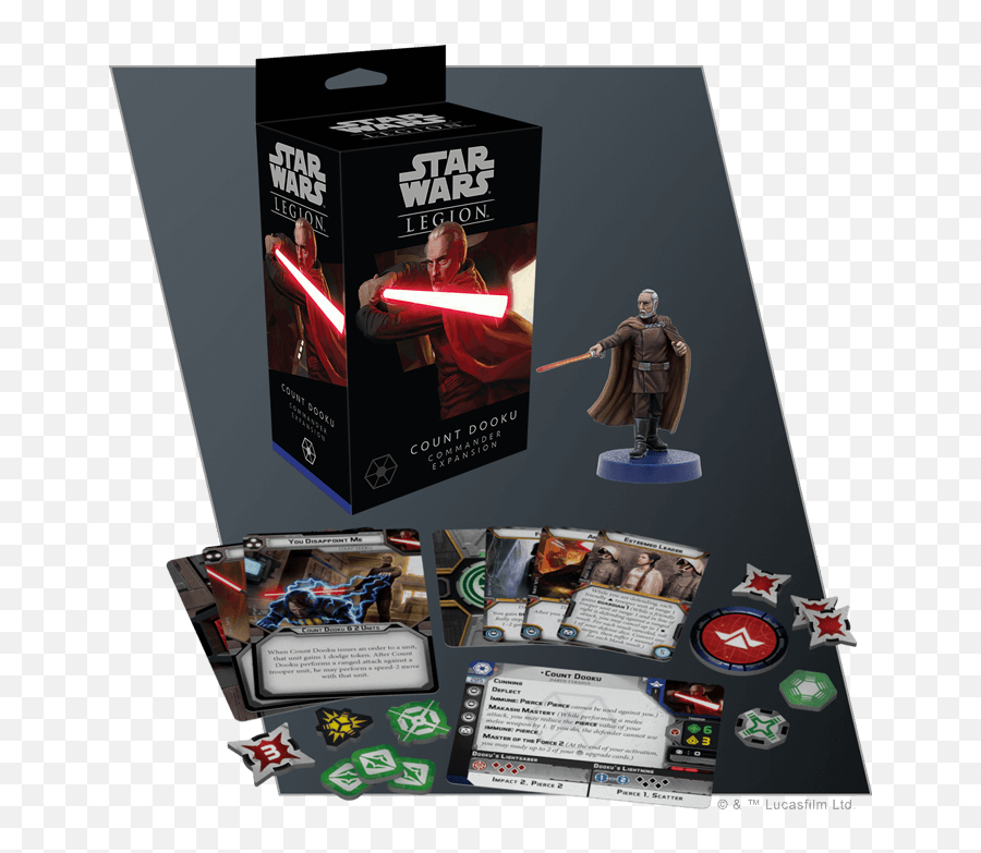 Star Wars Legion - Star Wars Legion Count Dooku Png,Count Dooku Png