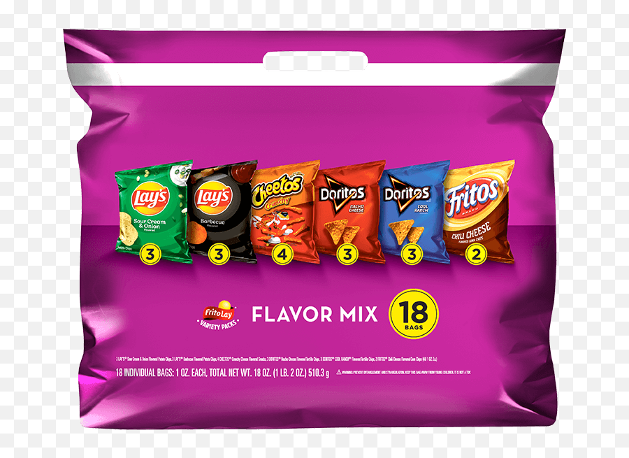 Frito - Lay Flavor Mix Variety Pack Variety Packs Frito Lay Flavor Mix Png,Frito Lay Logo