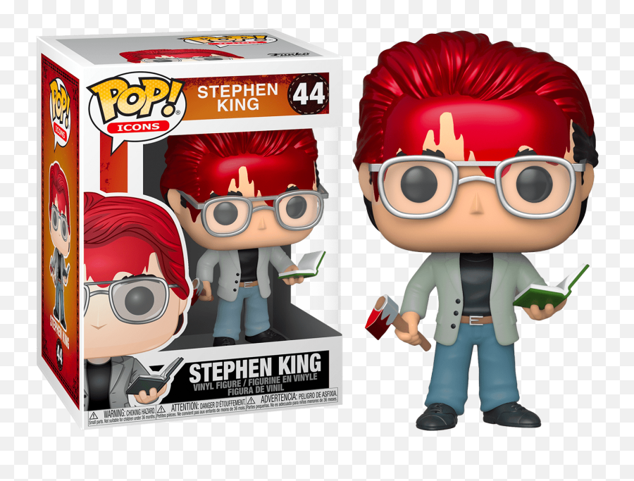 Funko Announces Pop Icons U2013 Stephen King - Funko Stephen King Png,King Of The Hill Icon