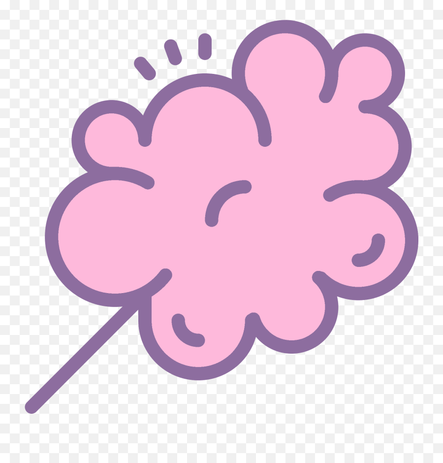 Download Cotton Candy Icon - Girly Png,Candy Icon Png