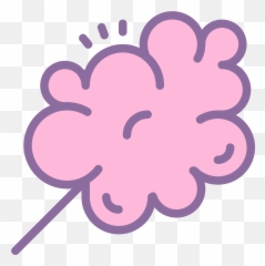 Download Cotton Candy Icon - Girly png