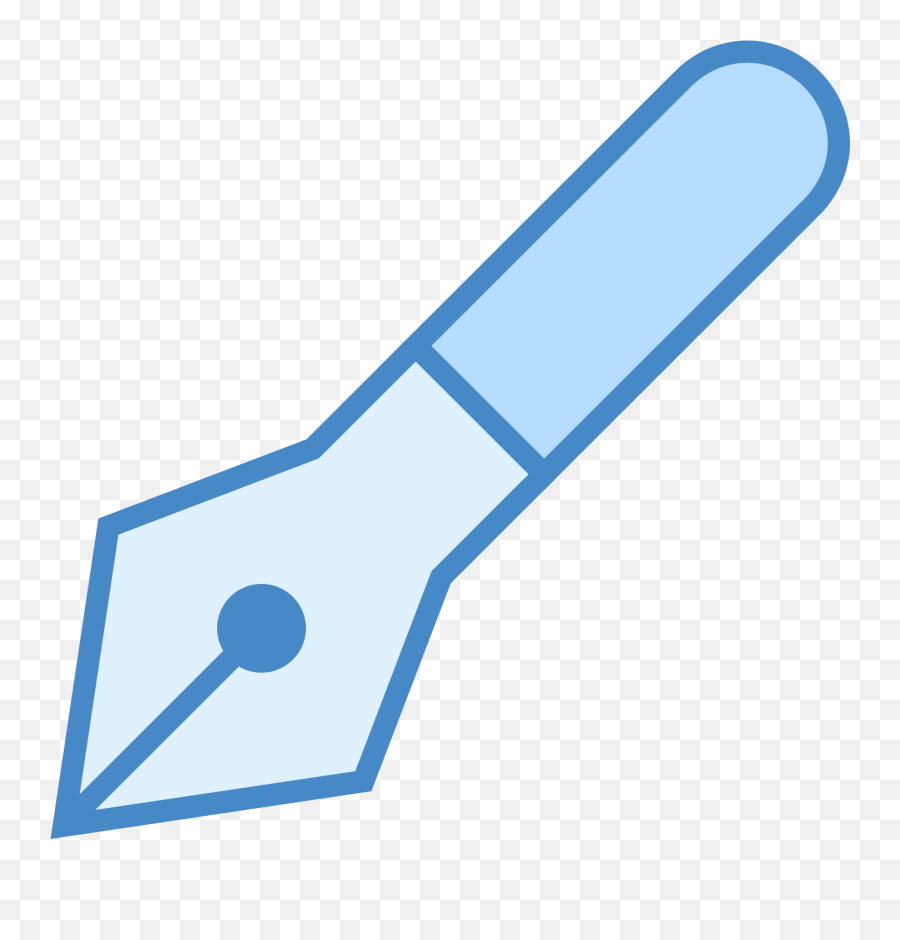 Download Pen Icon Png - Icon Full Size Png Image Pngkit Pen Icon Blue,Pen Icon