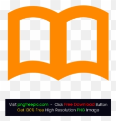 Open Colored Book Icon Png - Vector Shape Clipart Free Vertical