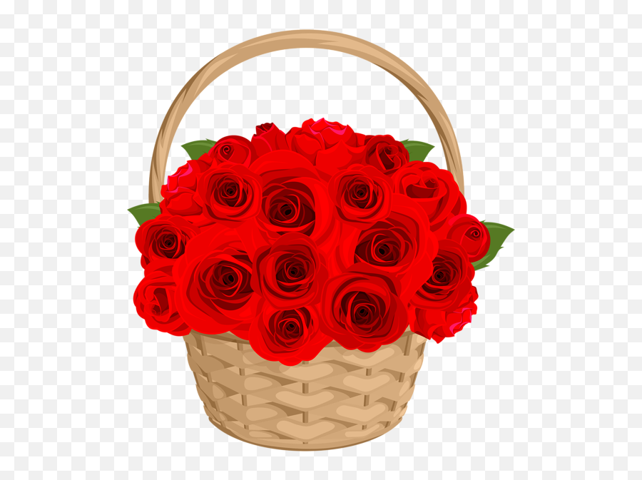 Rose Png Flower Images Free Download - Basket Of Flowers Cartoon,Flower Bunch Png