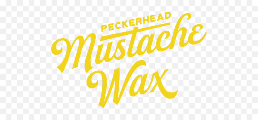 Peckerhead Mustache Wax - Calligraphy Png,Mustaches Logo