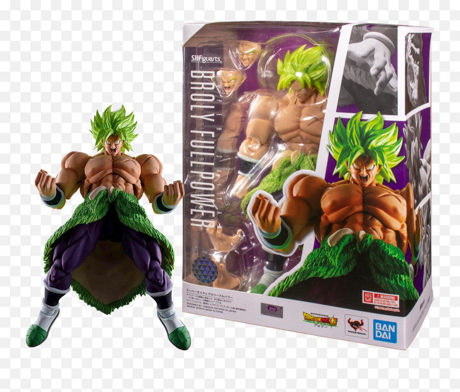 Dragon Ball Super - Super Saiyan Broly Full Power Sh Dragon Ball Super Broly Action Figure Png,Dragon Ball Super Broly Png