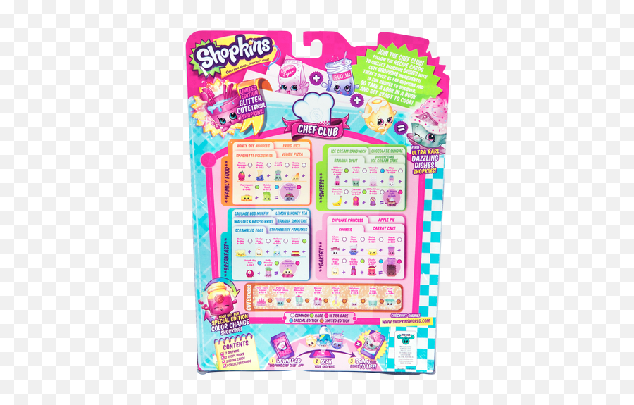 Shopkins Playground - Chef Club Shopkins List Season 6 Png,Shopkins Icon