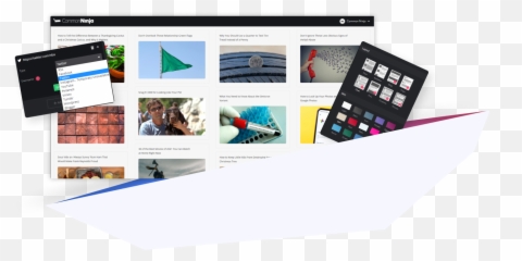 Free Fully Customizable U0026 Responsive Social Media Rss Feeds - Horizontal png
