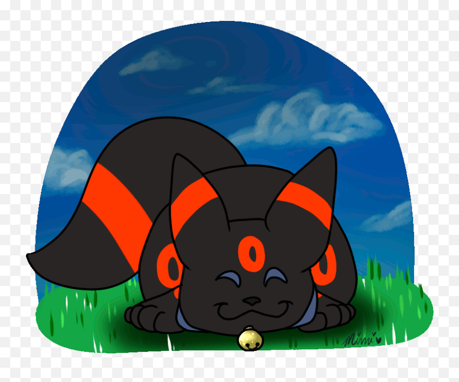 Umbreon Lil Wagging Boop Click Me I Move By Mimi - Eevee Burrito King Png,Umbreon Icon