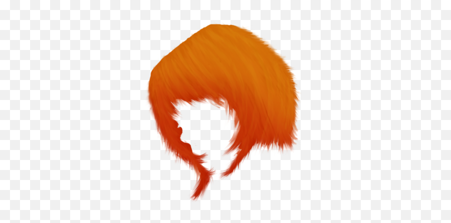 Orange Hair Png 3 Image - Illustration,Short Hair Png