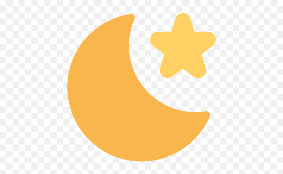 Night Icon Mode Moon Star App Png Stars
