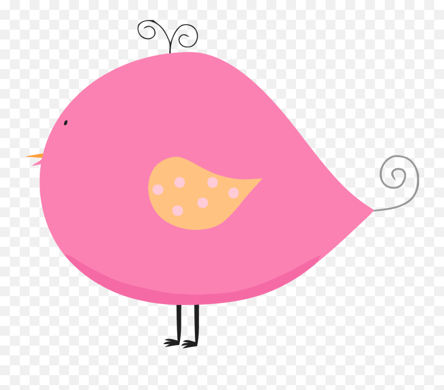 Pink Bird Polka Dot Wings Clipart Png - My Cute Graphics Dot,Polka Dots Png