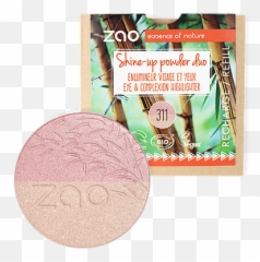 Refill Only Duo Shine Up Highlighter Powder - Zao Makeup Zao Highlighter Png,Highlighter Png