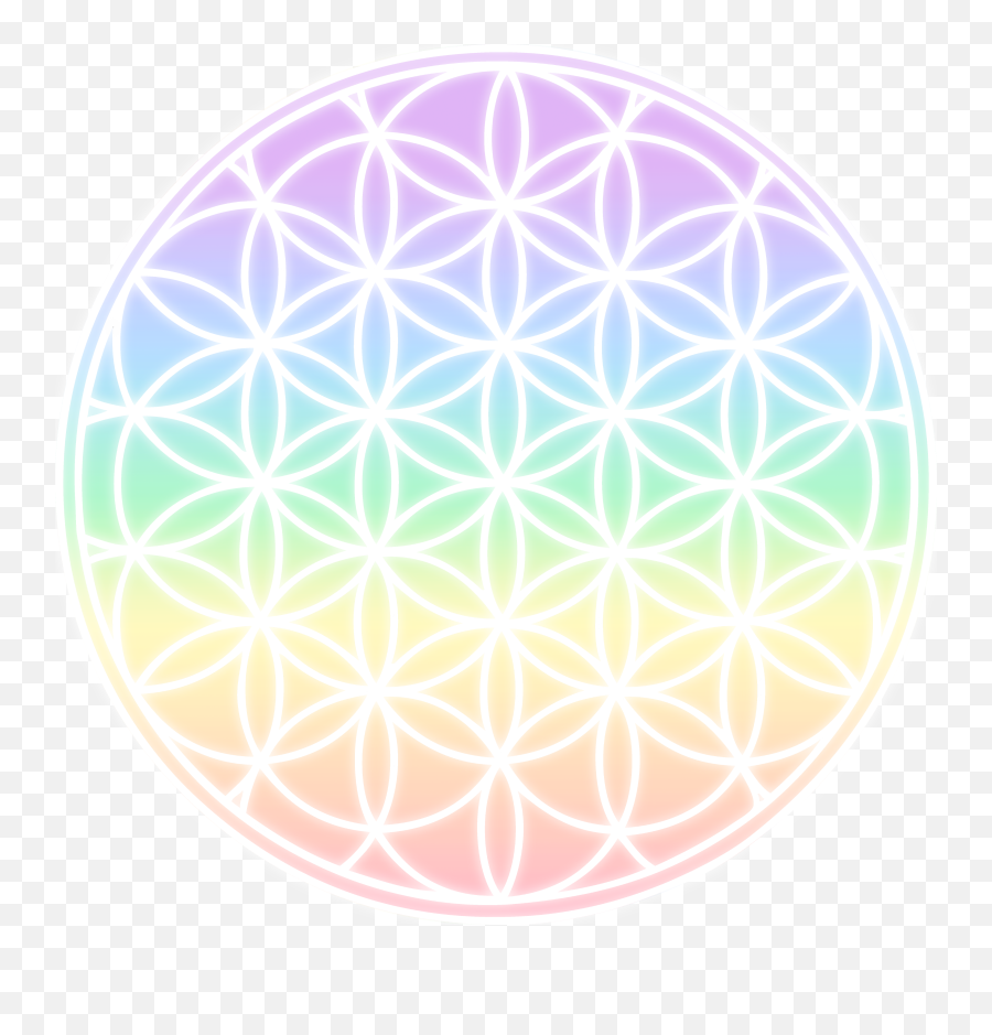 Life Transparent Download Png Files - Rainbow Flower Of Life,Flower Of Life Png