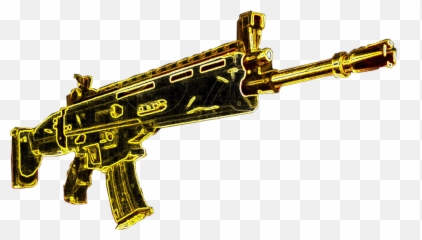 Gun Clipart Fortnite Transparent Free - Scar Fortnite Png