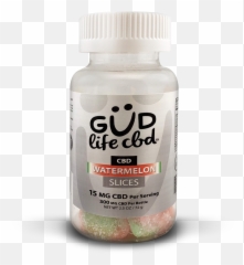 Cbd Watermelon Slice Gummies - Strawberry Png,Watermelon Slice Png
