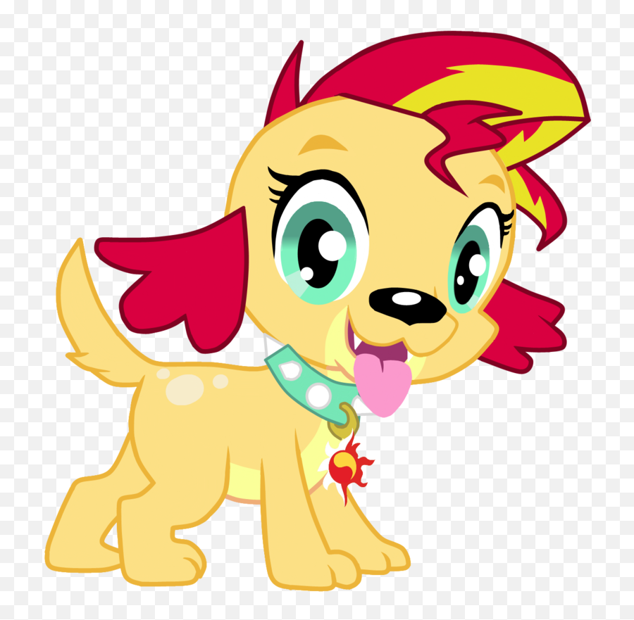 Sunset Shimmer Dog My Little Pony Frie 1020797 - Png Sunset Shimmer Applejack Fluttershy Pinkie Pie Rainbow Dash Rarity Twilight Sparkle,Shimmer Png