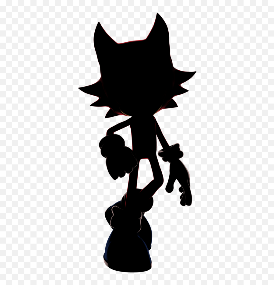 Sonic Silhouette - Sonic Forces Oc Drawing Png,Sonic Forces Logo