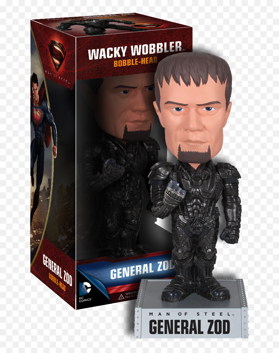 Superman - Man Of Steel General Zod Wacky Wobbler Man Of Steel Png,Man Of Steel Logo Png