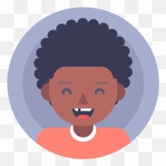 Afro Boy Child Kid Free Icon Of Xmas - Vector Graphics png