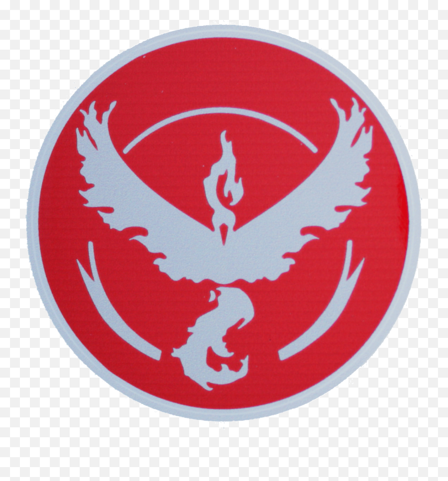 Pokemon Go Team Valor Red Background Sticker - Pokemon Go Team Valor Png,Pokemon Red Logo