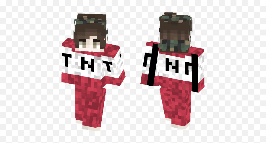 Download Tnt Boy Minecraft Skin For - Minecraft Penguin Onesie Skin Png,Minecraft Tnt Png