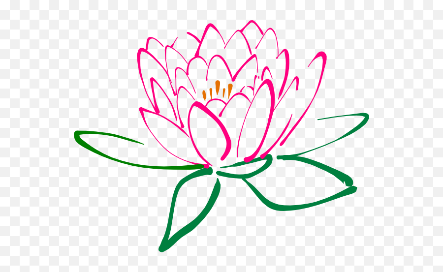 Lotus Flower Clipart - Lotus Flower Clip Art Png,Lotus Flower Png