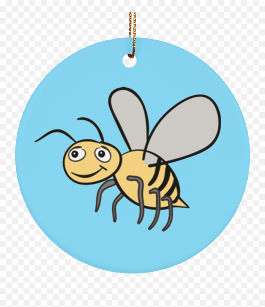 Lovers Cute Honey Bee Ceramic Ornament - Honeybee Png,Cute Bee Png