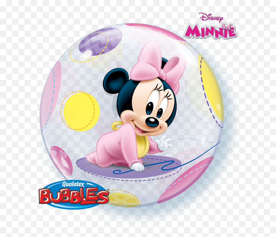 Disney Baby Minnie Bubble Balloon - Baby Minnie Mouse Png Hd,Baby Minnie Mouse Png