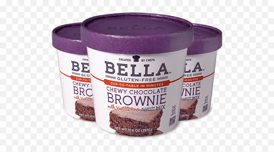 Bella Gluten Free Baking Mix Flour U2013 - Chocolate Brownie Png,Gluten Free Png