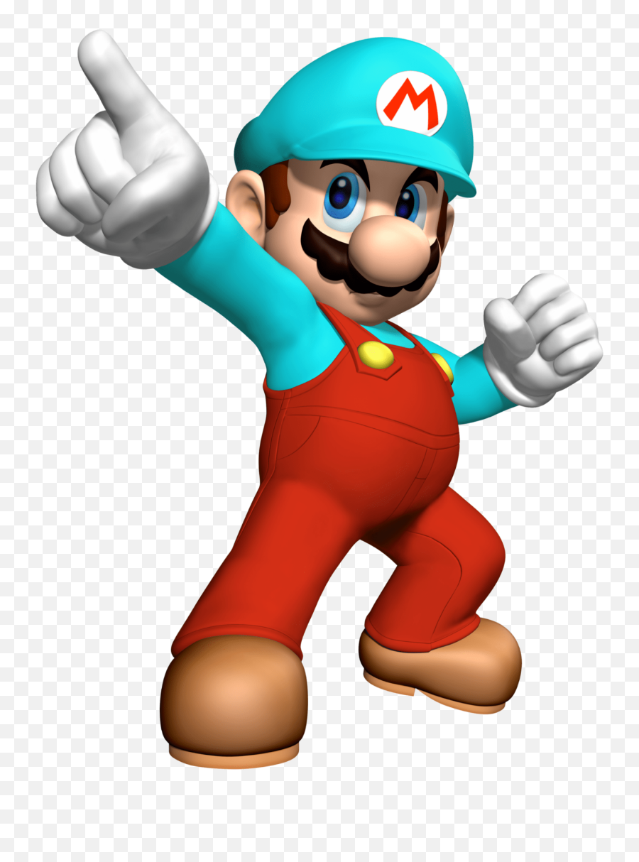 Download Mario Bros 3d Png Transparent - Uokplrs Mario With Fire Flower,Lakitu Png