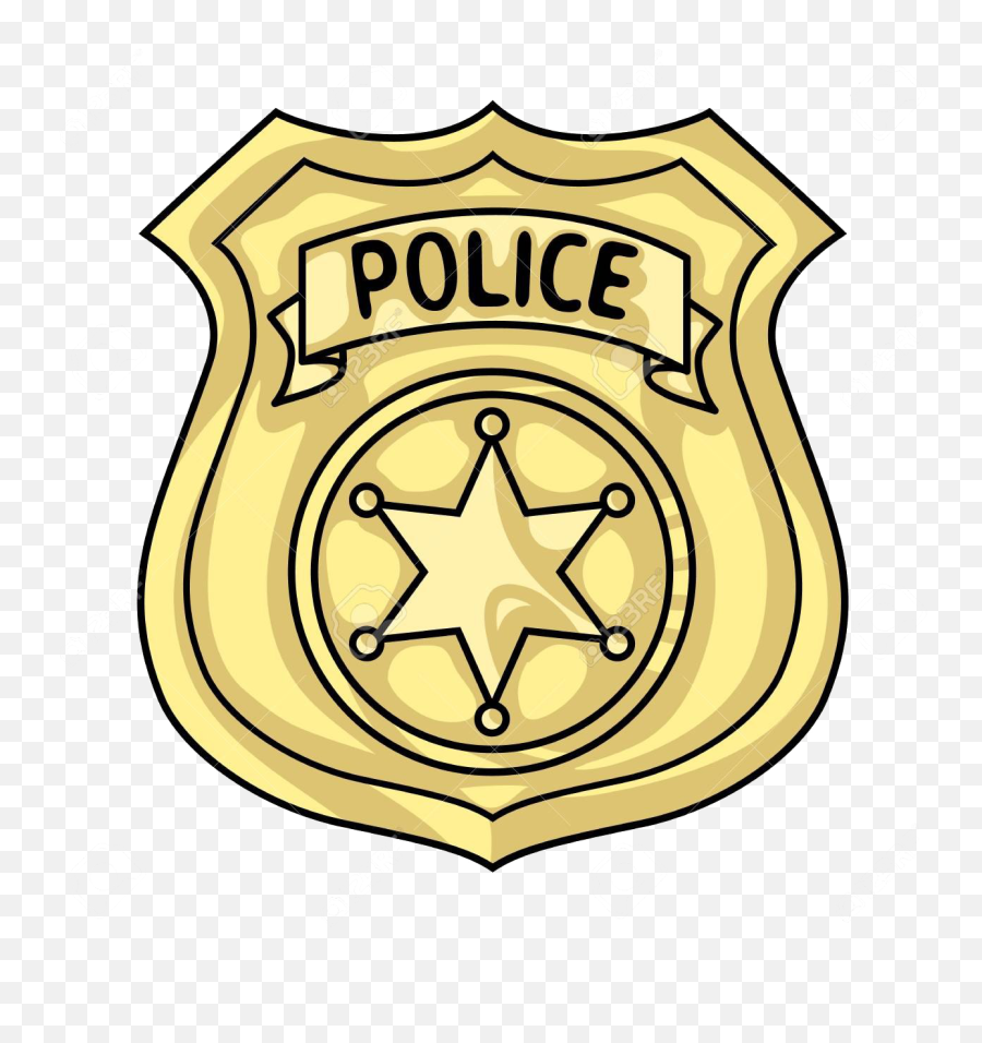 Police Badge Png Clipart - Transparent Background Police Badge Clipart,Police Png
