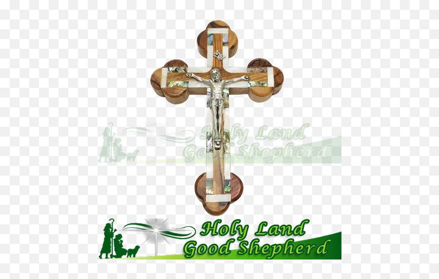 Olive Wood Cross Mother Of Pearl - Nacre Png,Wood Cross Png
