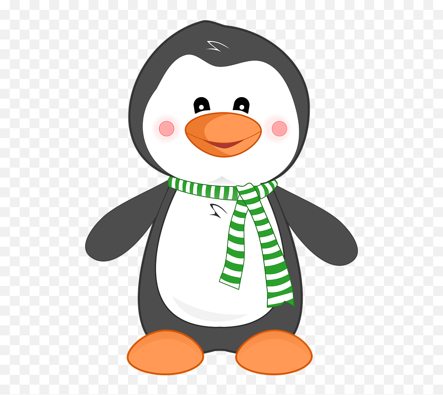Cartoon Penguin How To Draw Stuffed Baby Penguins With Easy - Cartoon Penguins With Scarves Png,Cute Cartoon Png