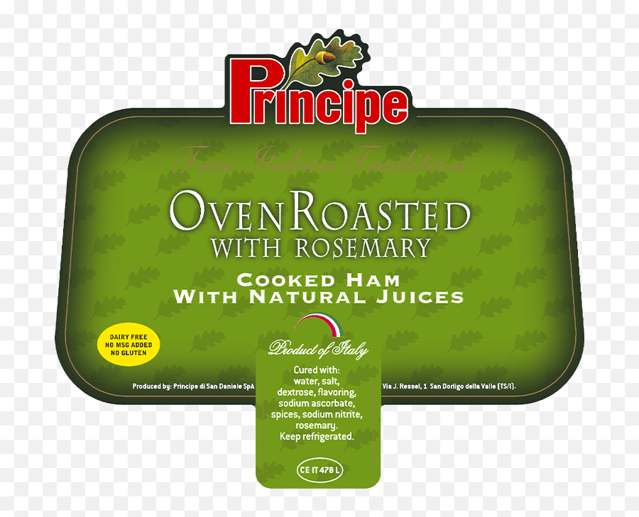 Oven Roasted Ham With Rosemary Principe Png