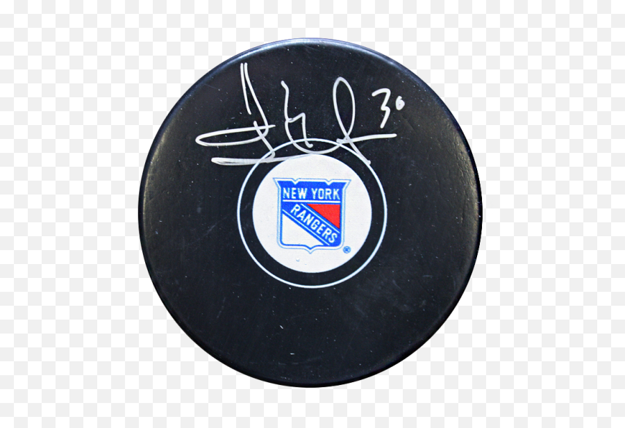 Henrik Lundqvist Signed New York Rangers Hockey Puck - Vertical Png,Hockey Puck Png
