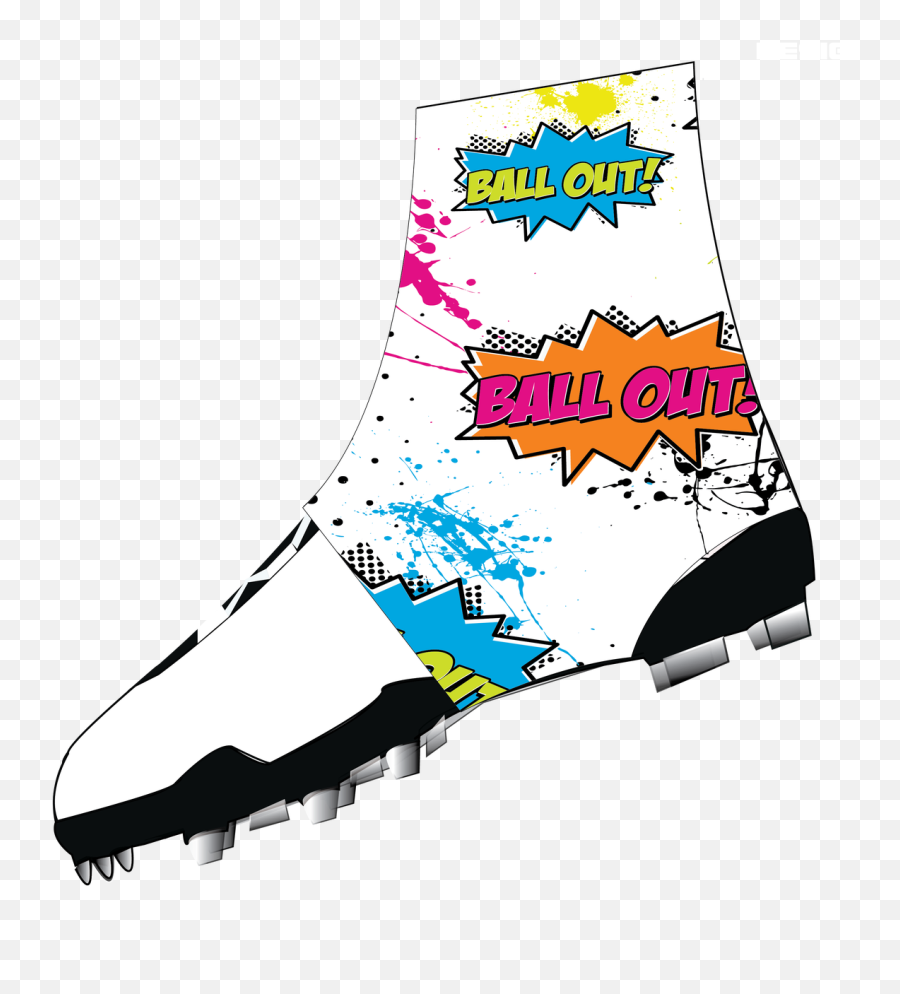 White Ball Out Spats Cleat Covers - Spats Png,White Ball Png