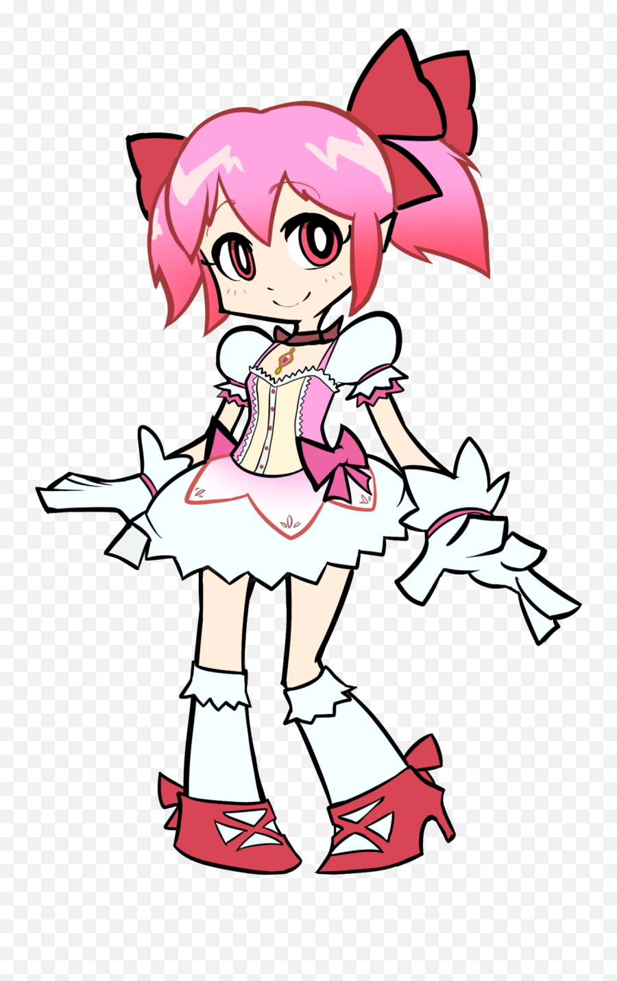 My Art Puella Magi Madoka Magica Mami - Puella Panty And Stocking Background Png,Madoka Magica Transparent