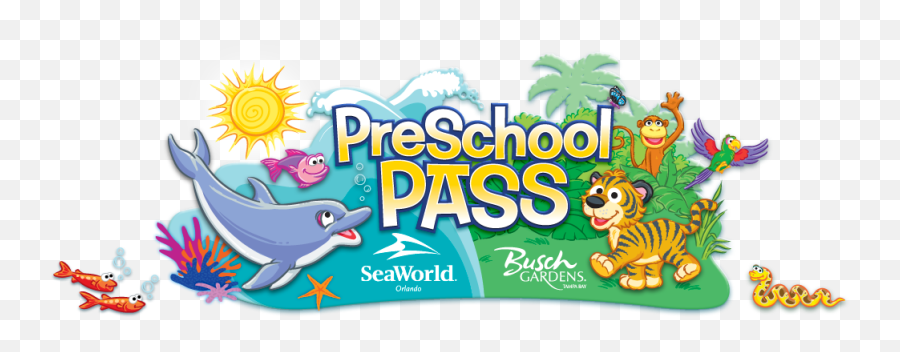 Preschool Pass Free Admission For - Busch Gardens Png,Busch Gardens Logo