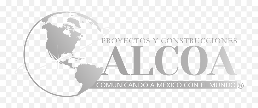 Proyectos Y Construcciones Alcoa U2013 Comunicando A México Con - North America Map Png,Alcoa Logo