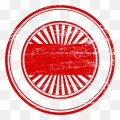 Red Empty Stamp Vector Transparent - Blank Stamp Png Transparent,Red Circle Logo